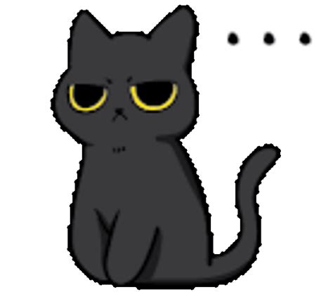 black cat gif|black cat anime gif.